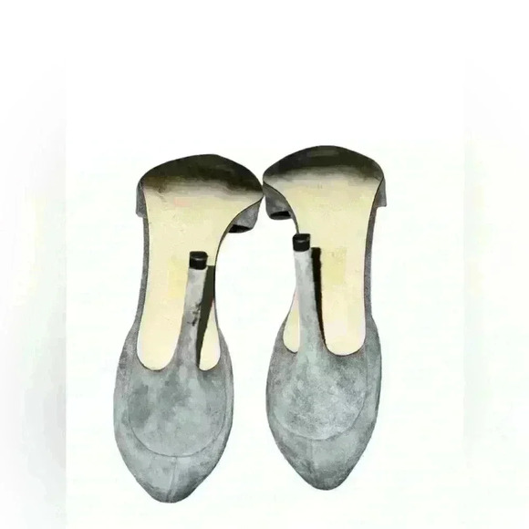 J Crew Suede Everly Pumps Heels Shoes  Size 9 Gray - Picture 5 of 6